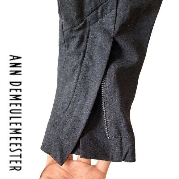 Ann Demeulemeester Trousers Black legging pants size XS - Picture 3 of 4